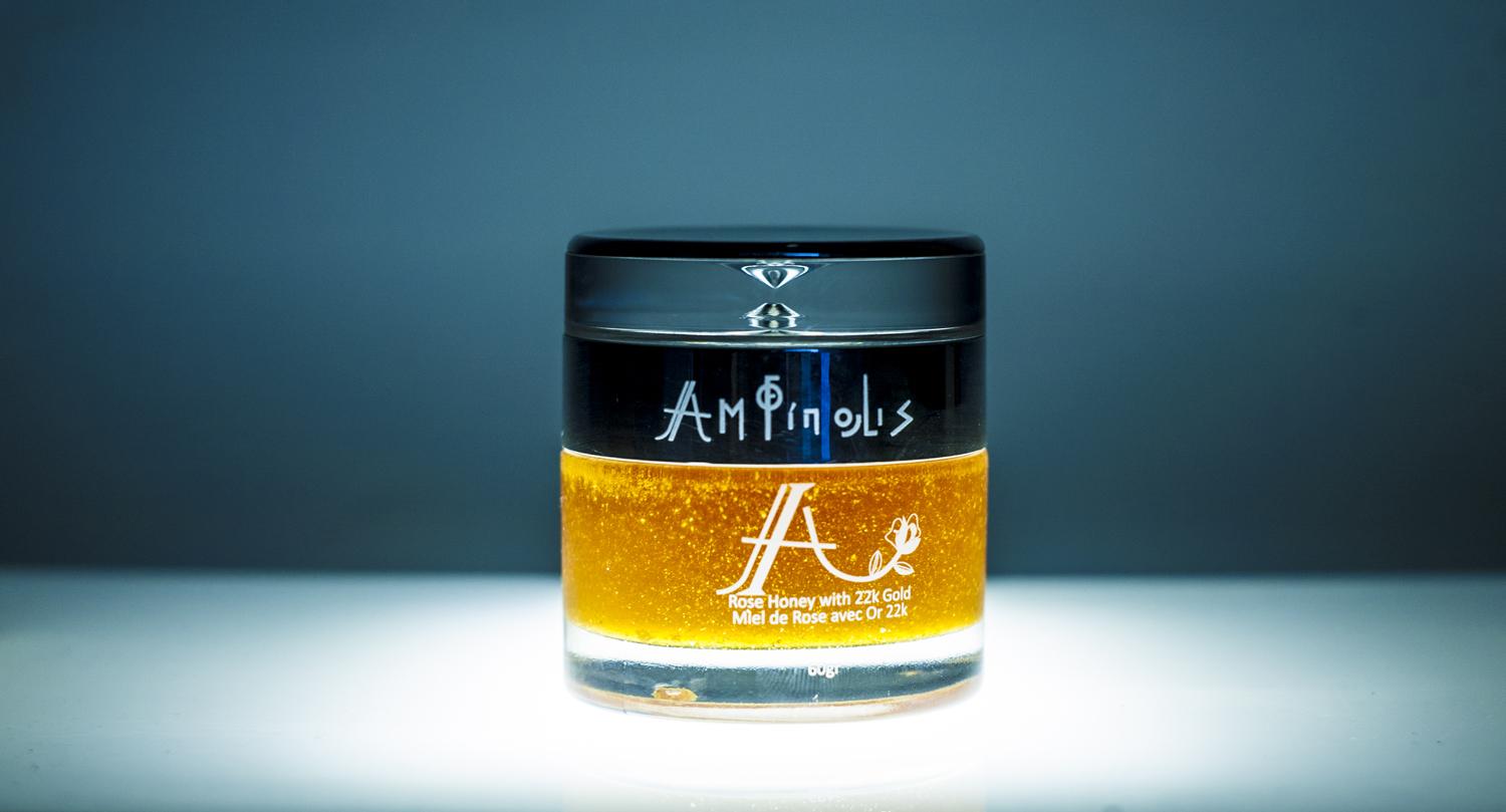  #Amfipolis: Το νέο Ελληνικά Παγκόσμιο BrandName του ροδόμελου με 22 kt βρώσιμου χρυσού.