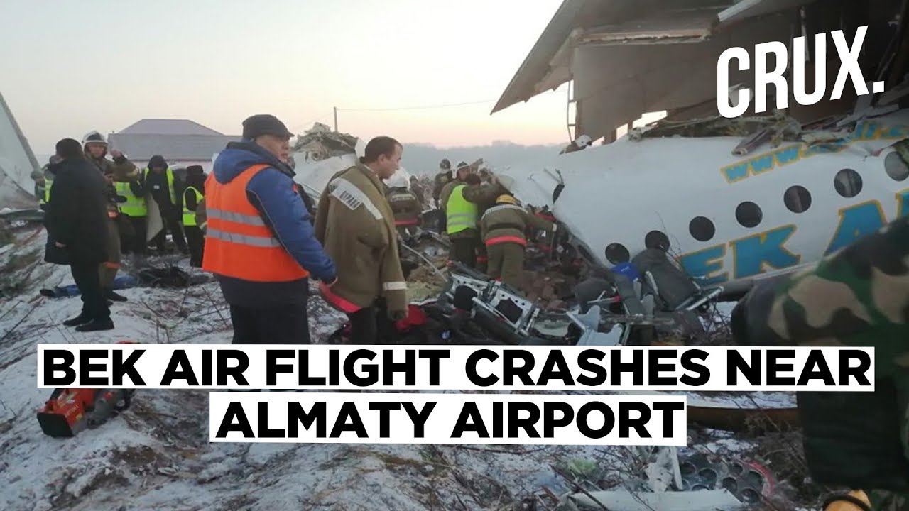  #Καζακστάν | Αεροπορική τραγωδία με 100 επιβαίνοντες