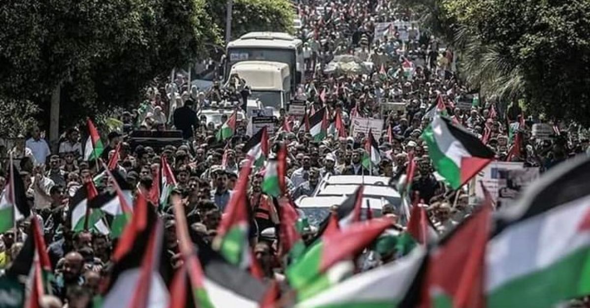  Παλαιστινιακά Εδάφη | Διαδηλώσεις στη Γάζα κατά του σχεδίου προσάρτησης του Ισραήλ