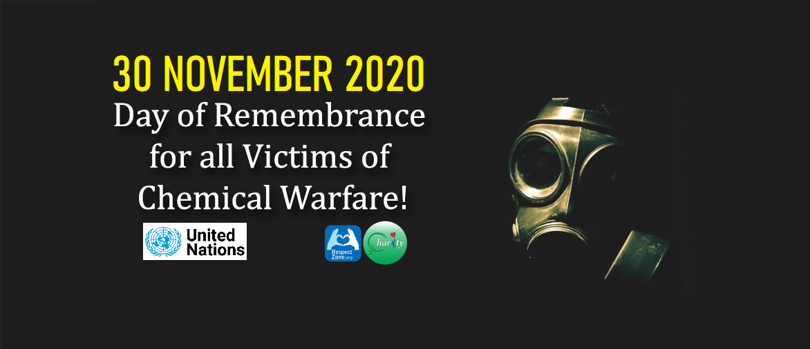  #OUTLANDERS | 30 November | Day of Remembrance for all Victims of Chemical Warfare