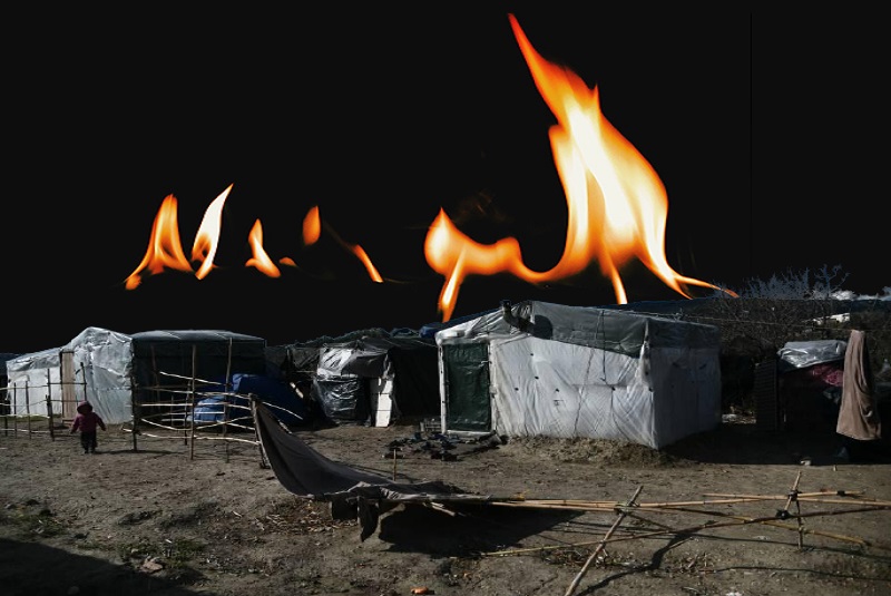  #Προσφυγικό | Φωτιά στη ΒΙΑΛ, κάηκαν ολοσχερώς 15 σκηνές